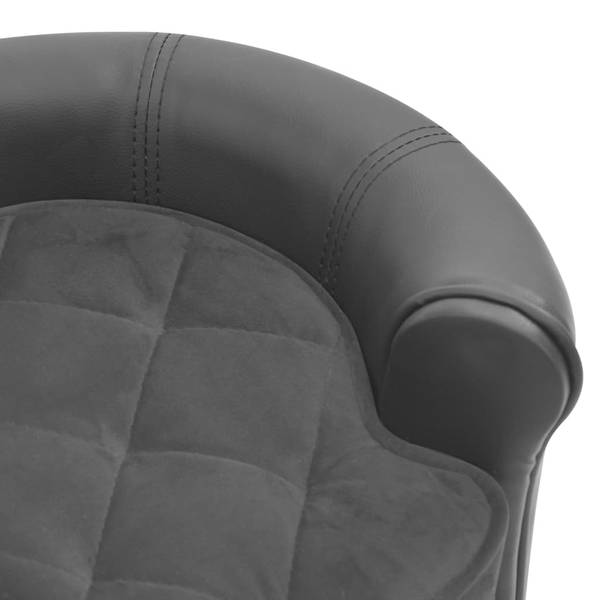 Hondenbank 3007447 grijs - polyester - 48 x 32 x 48 cm