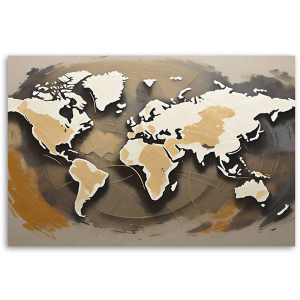Canvas schilderij Kaarten 120 x 80 cm