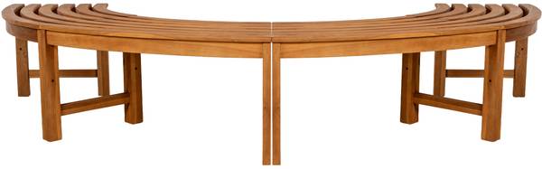 Banc autour d’un arbre Male Bois manufacturé - 250 x 45 x 125 cm