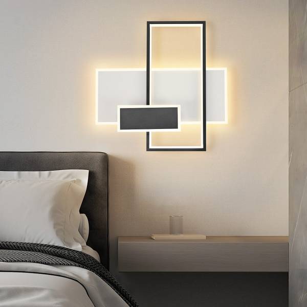 LED Deckenleuchte Pexir Weiß - Aluminium - Eisen - 50 x 7 x 50 cm