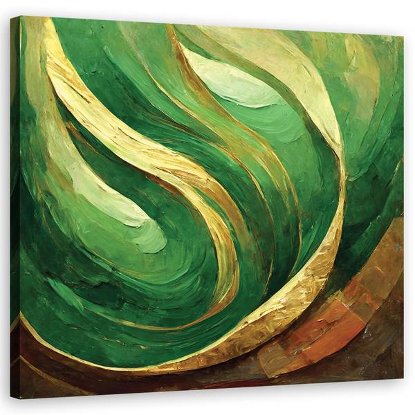 Wandbild gemalte abstraktion 40 x 40 cm