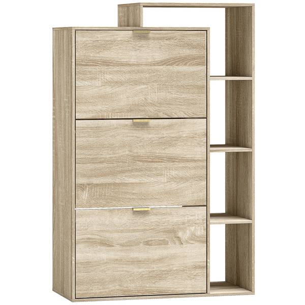 Schuhschrank 837-818V90AK Braun - Eisen - 25 x 124 x 80 cm