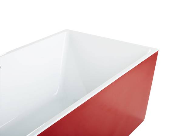 Baignoires autoportantes RIOS Rouge - Blanc