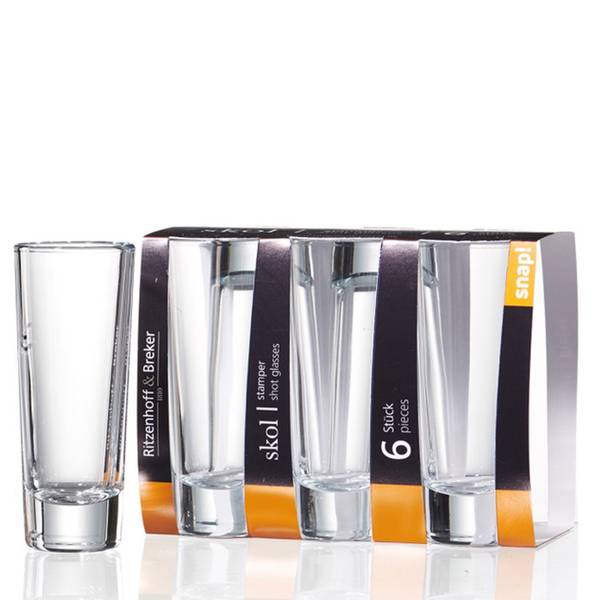 Schnapsgläser Skol 36er Set Glas - 4 x 10 x 4 cm