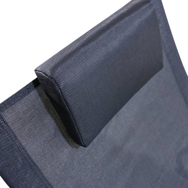 Schaukelstuhl mit Kopfkissen 84A-090 Braun - Metall - 62 x 88 x 105 cm