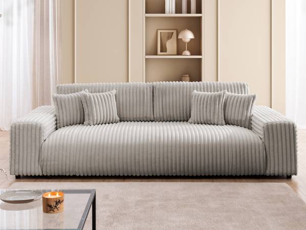 Slaapbank Mollis lichtgrijs