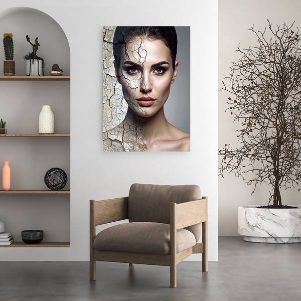 Wandbild Frauen 40 x 60 cm