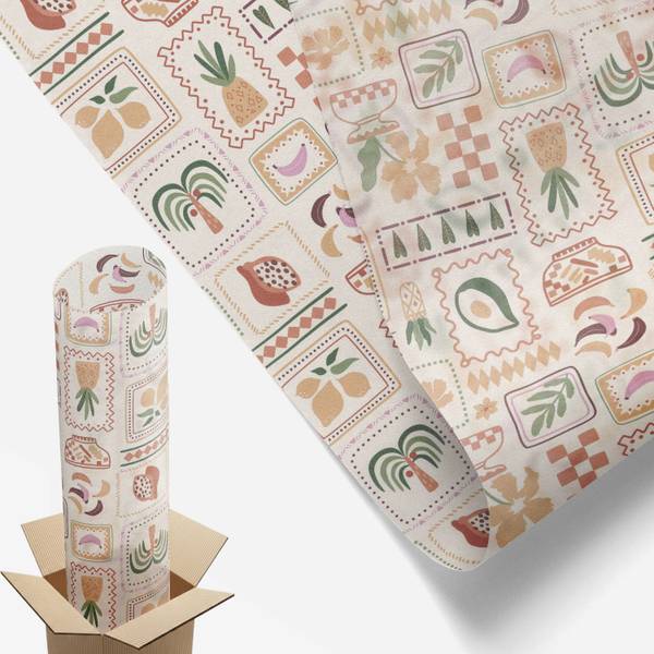 Raamfolie Ethnos Hoogte: 100 cm