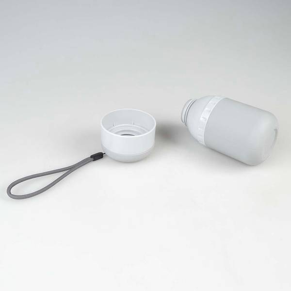 Trinkflasche Grau - Vinyl - 8 x 15 x 8 cm