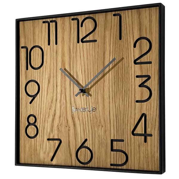 Wanduhr HOLZSQUADRAT 30 x 30 cm