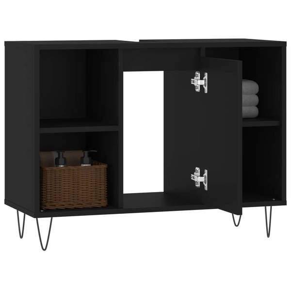 Armoire de salle de bain 3029868 Noir