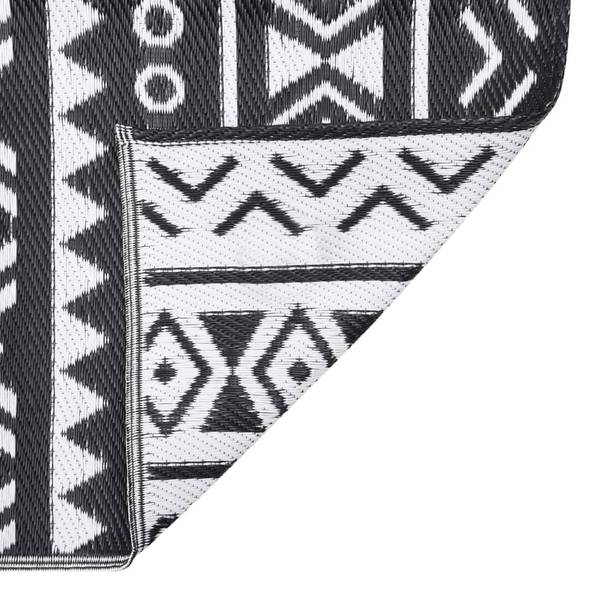 Outdoor-Teppich 3006547-16 Schwarz - Polypropylen - 290 x 1 x 190 cm