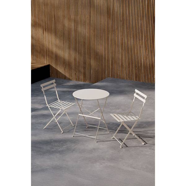 Loungeset Tao Beige - Metall - 60 x 71 x 60 cm