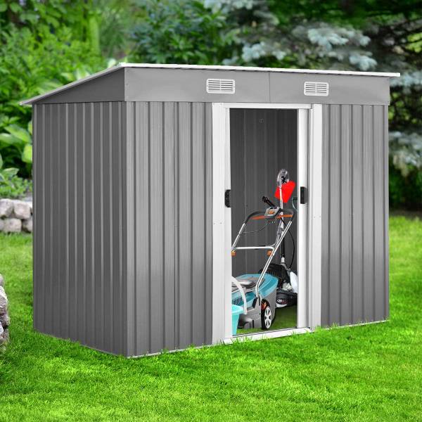 Gereedschapsschuur SF5638SD+NL grijs - metaal - 131 x 181 x 238 cm