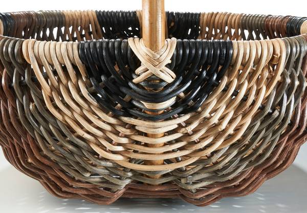 Aufbewahrungskorb WICKMULTCO HB Braun - Rattan - 41 x 38 x 49 cm