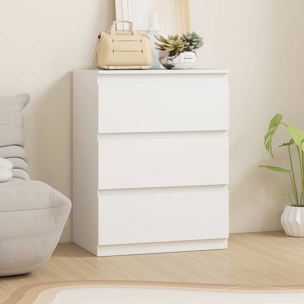 Kommode 83D-119V90WT Weiß - Holzwerkstoff - 40 x 79 x 60 cm