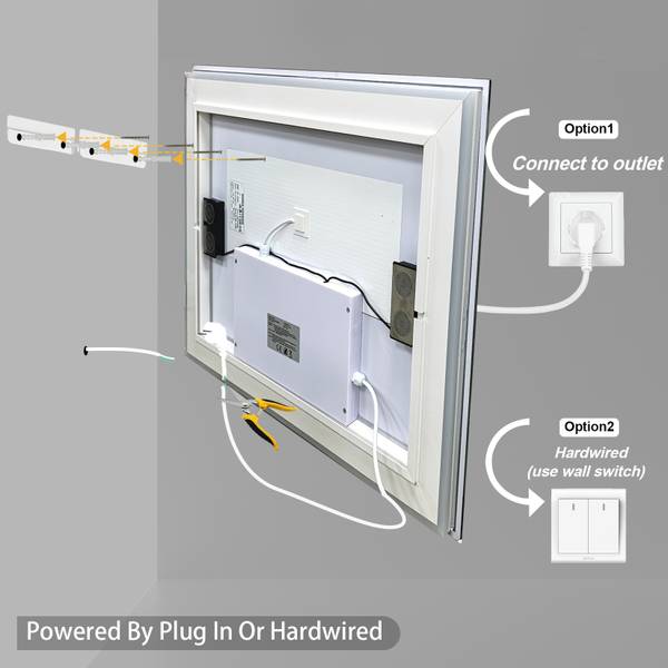 Miroir de salle de bain XM183-B105-EU 100 x 70 cm