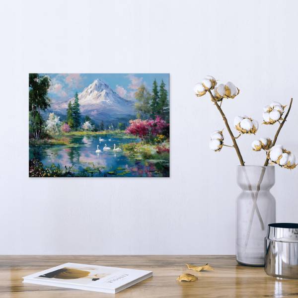 Leinwandbild Gebirge PP16334 120 x 80 x 3 cm