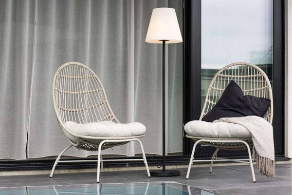 Vloerlamp Moris zwart - metaal - 35 x 150 x 35 cm