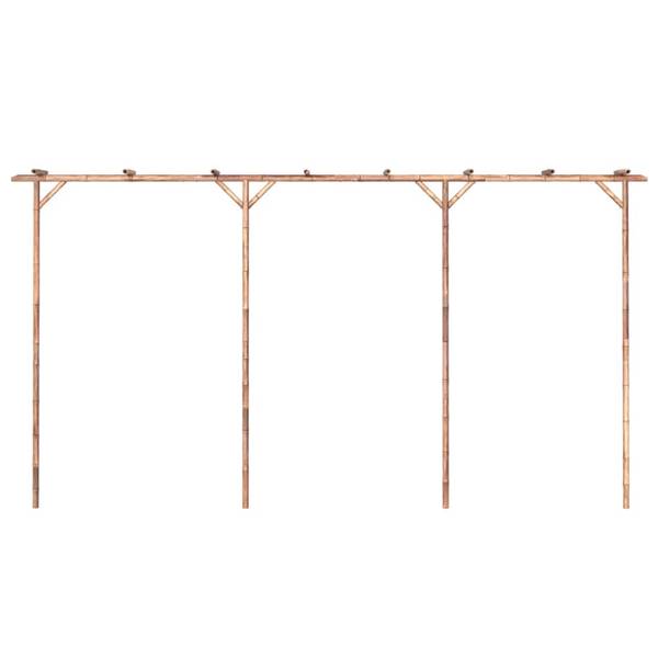 Pergola 341747 Braun - Bambus - 40 x 205 x 385 cm
