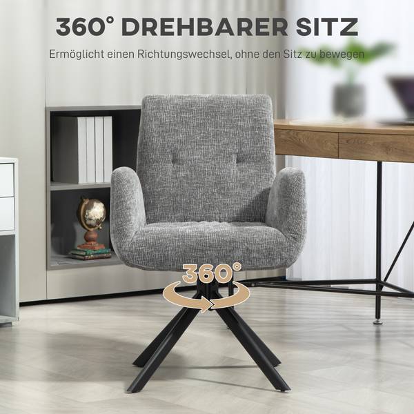Sessel 83B-177V00CG Dunkelgrau