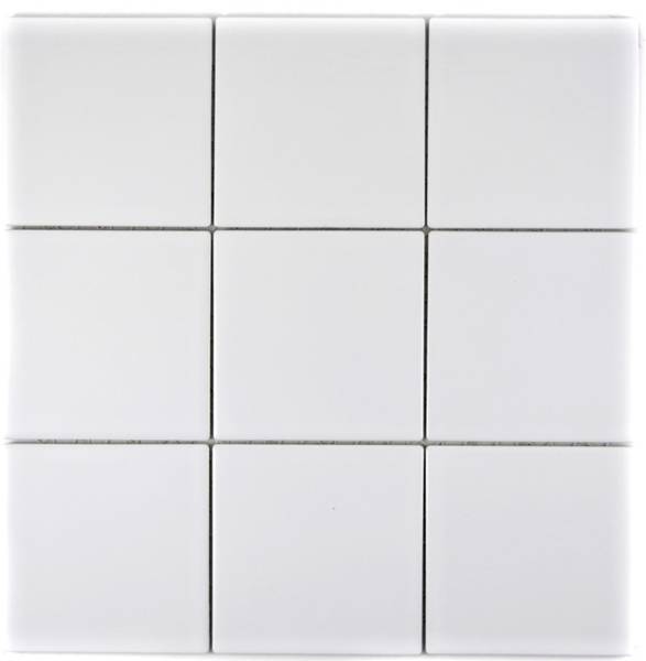 Mosaikfliesen 23-0111 Weiß - Keramik - 30 x 30 x 30 cm