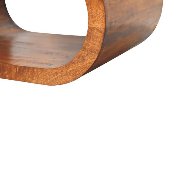 Couchtisch Amaya Braun - Mango - 80 x 40 x 50 cm
