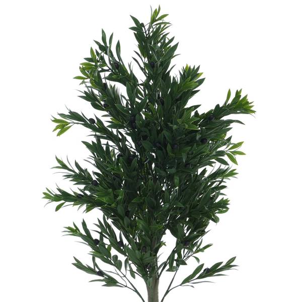 Künstlicher Olivenbaum Q88 Grün - Polyethylen - 58 x 126 x 58 cm