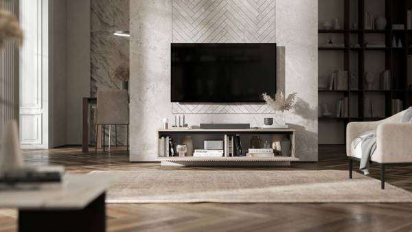 TV-Lowboard Selene Beige - Kaschmir