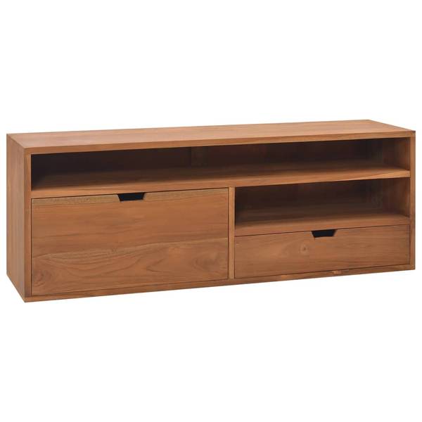 TV-Schrank D335 Braun - Massivholz - 30 x 40 x 110 cm