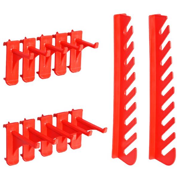 Opbergbakkenset 3001589 Set van 29 zwart - rood - kunststof - 38 x 2 x 35 cm