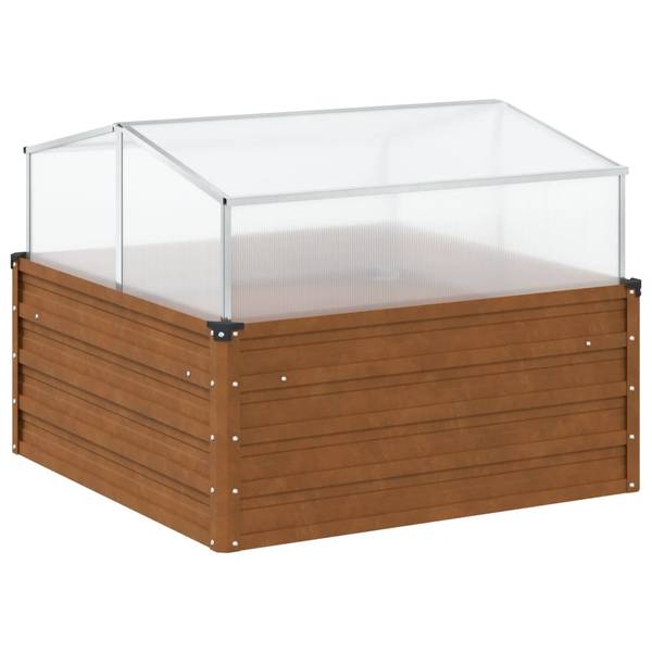 Hochbeet 3000407 Braun - Metall - 100 x 77 x 100 cm