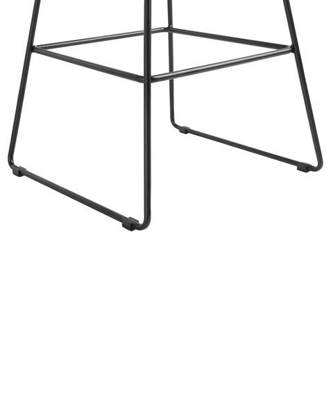 Set van 2 barstoelen PRESTON zwart - metaal - 49 x 113 x 54 cm