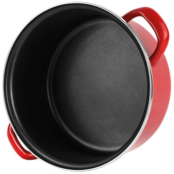 Kochtopf Optimax Rot Rot - Metall - 25 x 15 x 25 cm