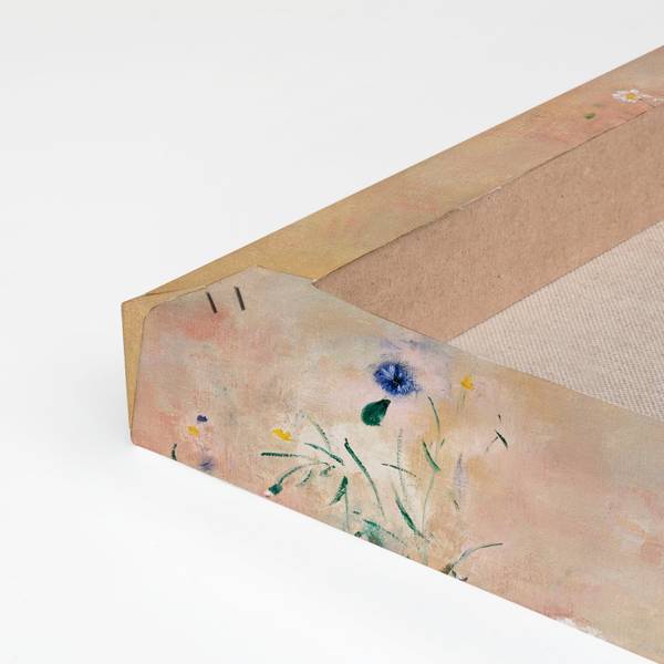 Leinwand 60x40 Vase mit Blumen Polyester - 3 x 60 x 40 cm