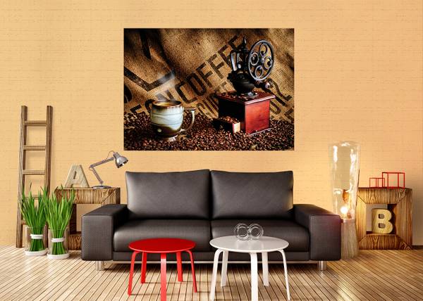 affiche café Beige - Polaire - 160 x 110 x 110 cm