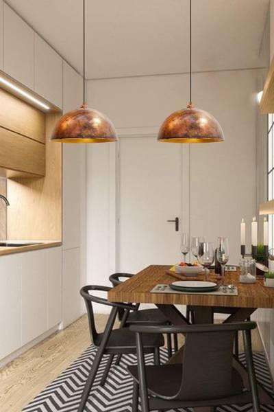 Hängeleuchte Kupfer Vintage Lampe 30 x 20 x 20 cm