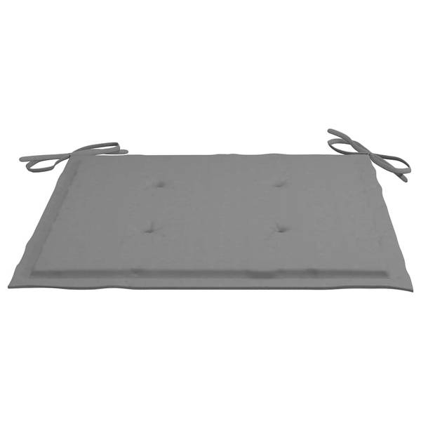 Gartenstuhl 3007930-3 6er Set Grau - Akazie - 48 x 91 x 57 cm