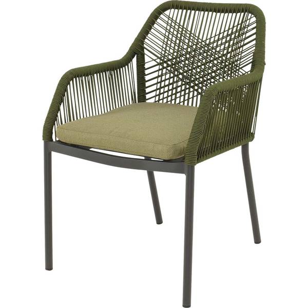 Bistro-Sessel AKITA Grün - Metall - 62 x 250 x 56 cm