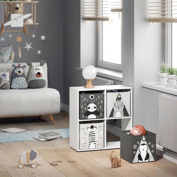 Faltbox 30x30  29972 Grau - Kunststoff - 30 x 30 x 30 cm