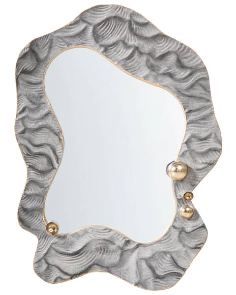 Wandspiegel LINAS goud - grijs - glas - 51 x 67 x 7 cm