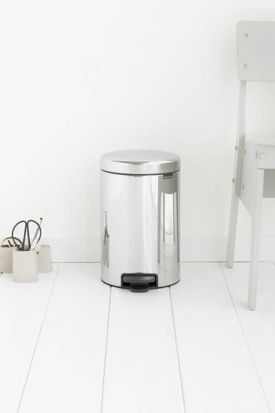NewIcon Treteimer, 12L Silber