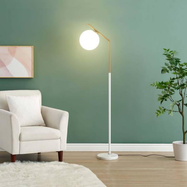 Stehleuchte Molia Gold - Metall - 26 x 165 x 165 cm