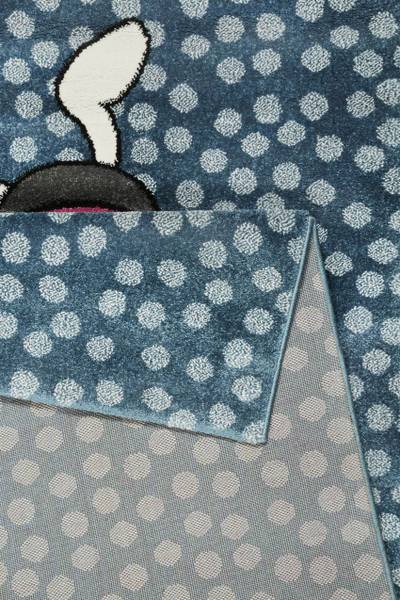 Kinderteppich Rainbow Rabbit Blau