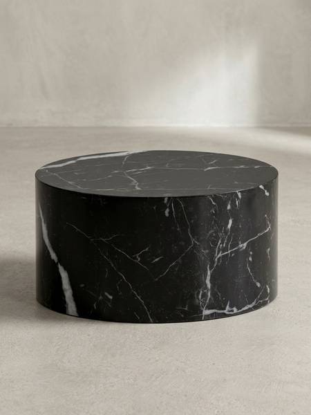 Couchtisch BAEZA Schwarz - Holzwerkstoff - 60 x 30 x 60 cm