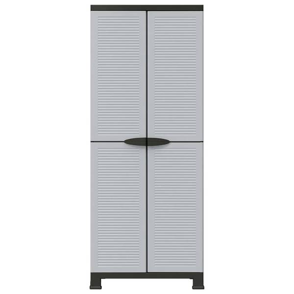 Armoire 3011485 Gris - Matière plastique - 68 x 172 x 68 cm