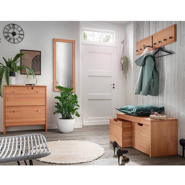 Schuhschrank CUENCA-137-7 Braun - Buche - 82 x 95 x 27 cm
