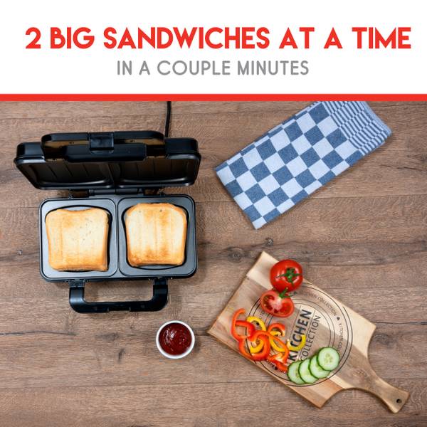 Sandwichmaker MEALTO533007 Silber - Metall - 29 x 10 x 25 cm