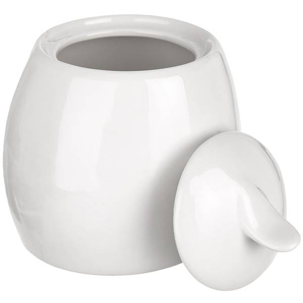 Zuckerdose und Milchkännchen 2-tlg. Set Weiß - Keramik - 9 x 10 x 9 cm