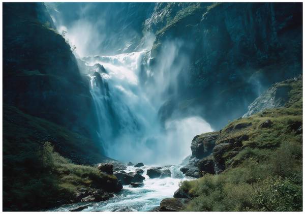 Fotobehang waterval natuur 16286VX 300 x 210 cm